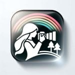 Female photographer icon 110, free to download from BarnOwl.live