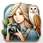 Female photographer icon 180, free to download from BarnOwl.live