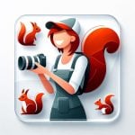 Female photographer icon 224, free to download from BarnOwl.live