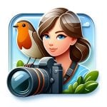 Female photographer icon 257, free to download from BarnOwl.live