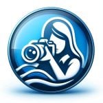 Female photographer icon 258, free to download from BarnOwl.live