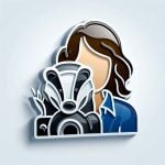Female photographer icon 9, free to download from BarnOwl.live