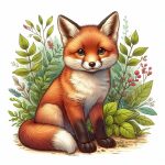 Wildlife illustration 11, free to download from BarnOwl.live