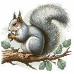 Wildlife illustration 119, free to download from BarnOwl.live