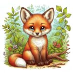 Wildlife illustration 28, free to download from BarnOwl.live