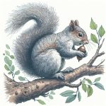 Wildlife illustration 33, free to download from BarnOwl.live