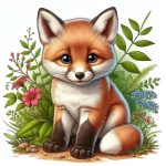 Wildlife illustration 75, free to download from BarnOwl.live